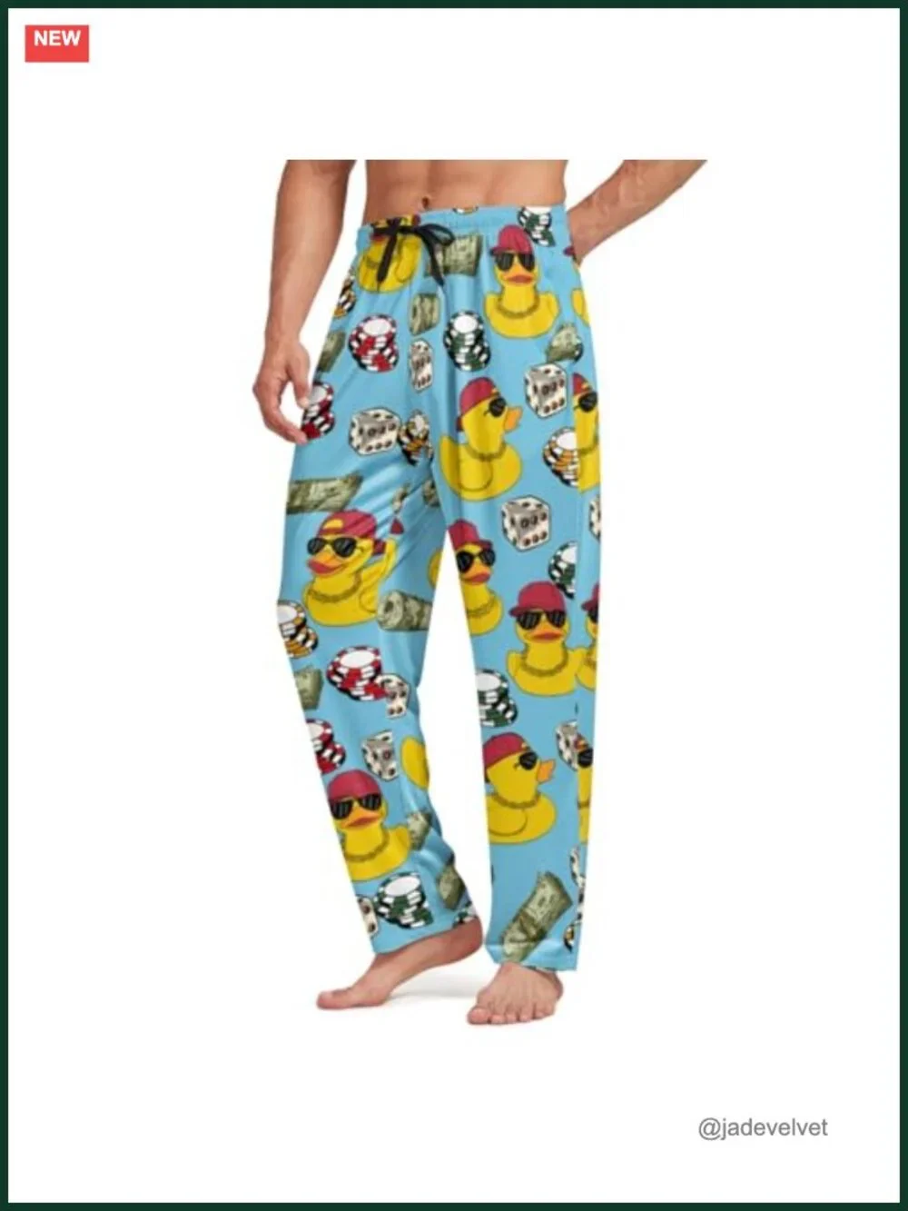 Men's Lightweight Sleep Lounge Pajama Pants with Pockets